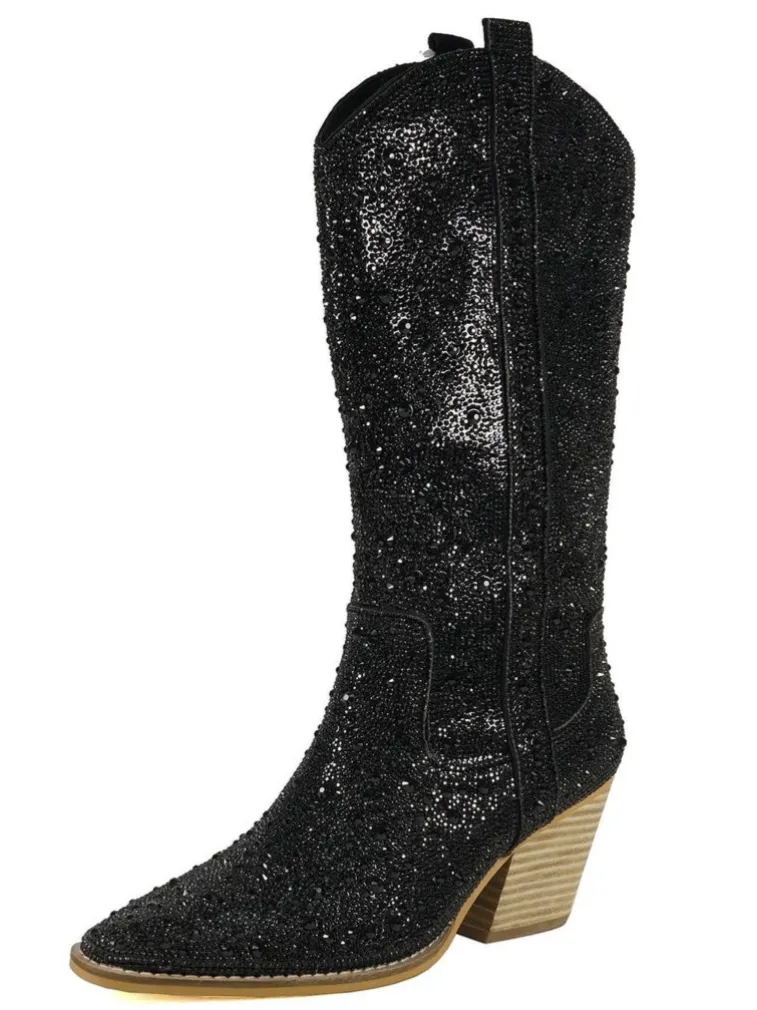 27 Carrie Rhinestone Western Boot