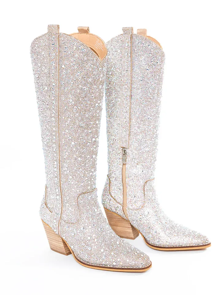 27 Carrie Rhinestone Western Boot