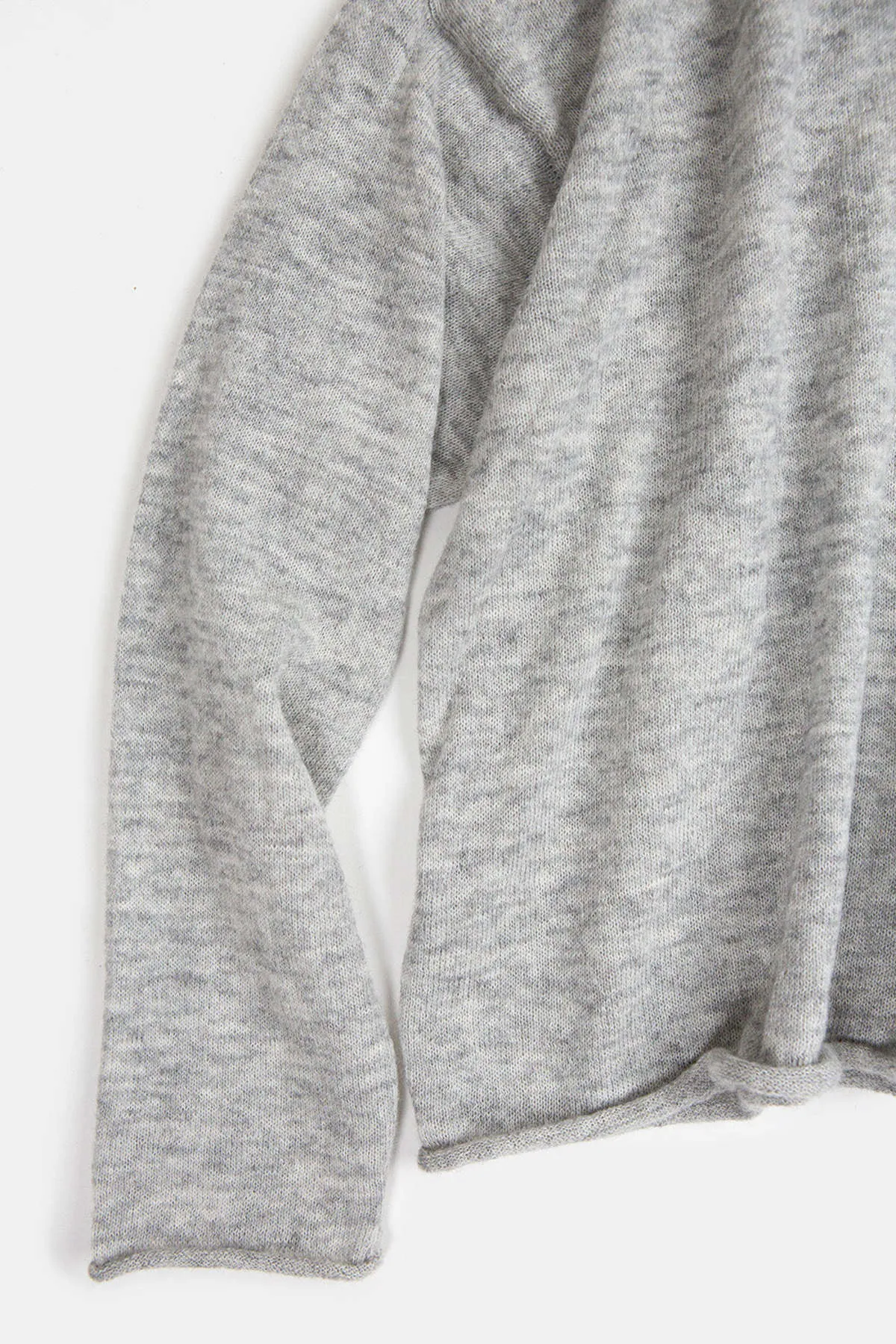 Alpaca Turtleneck - Light Grey