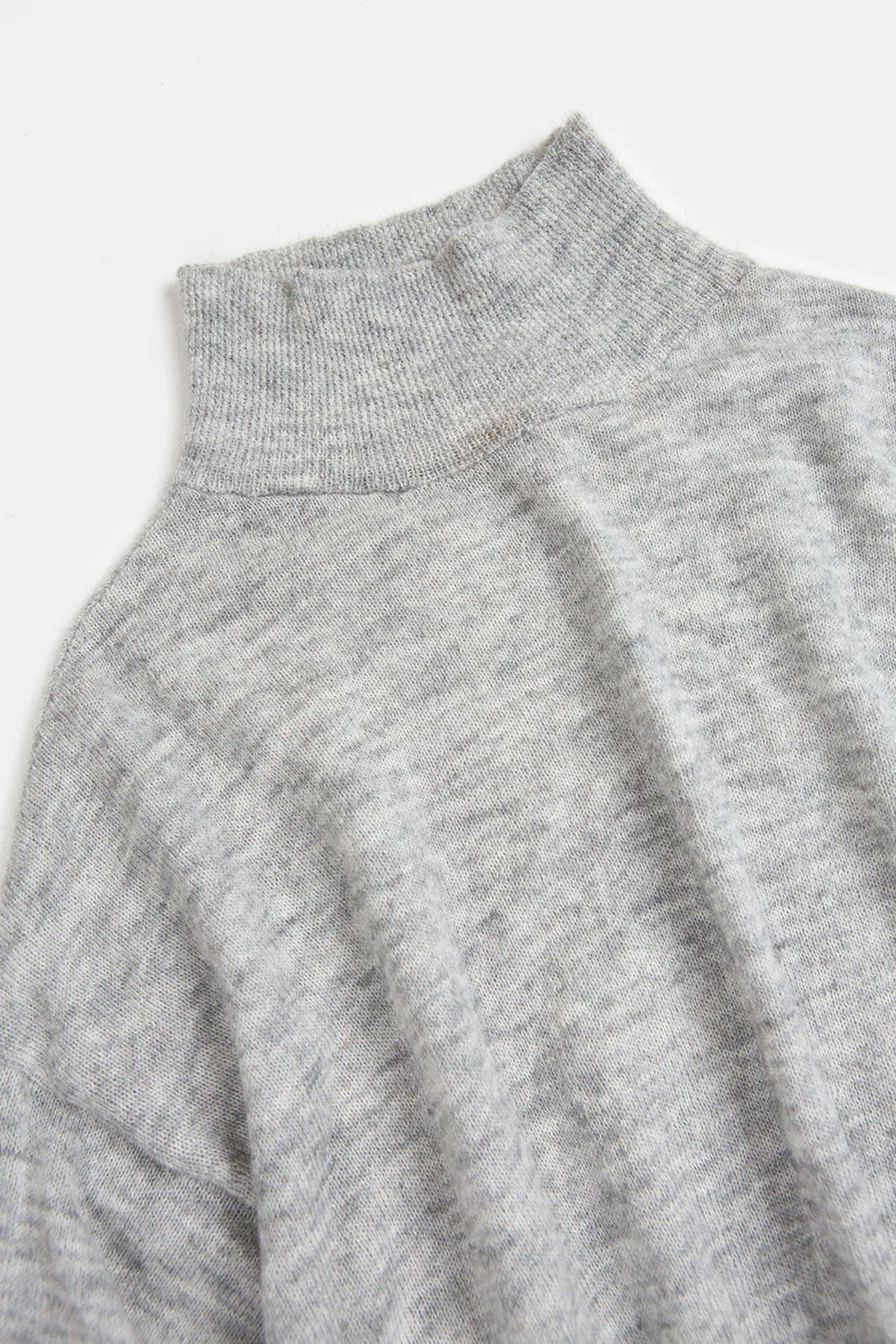 Alpaca Turtleneck - Light Grey