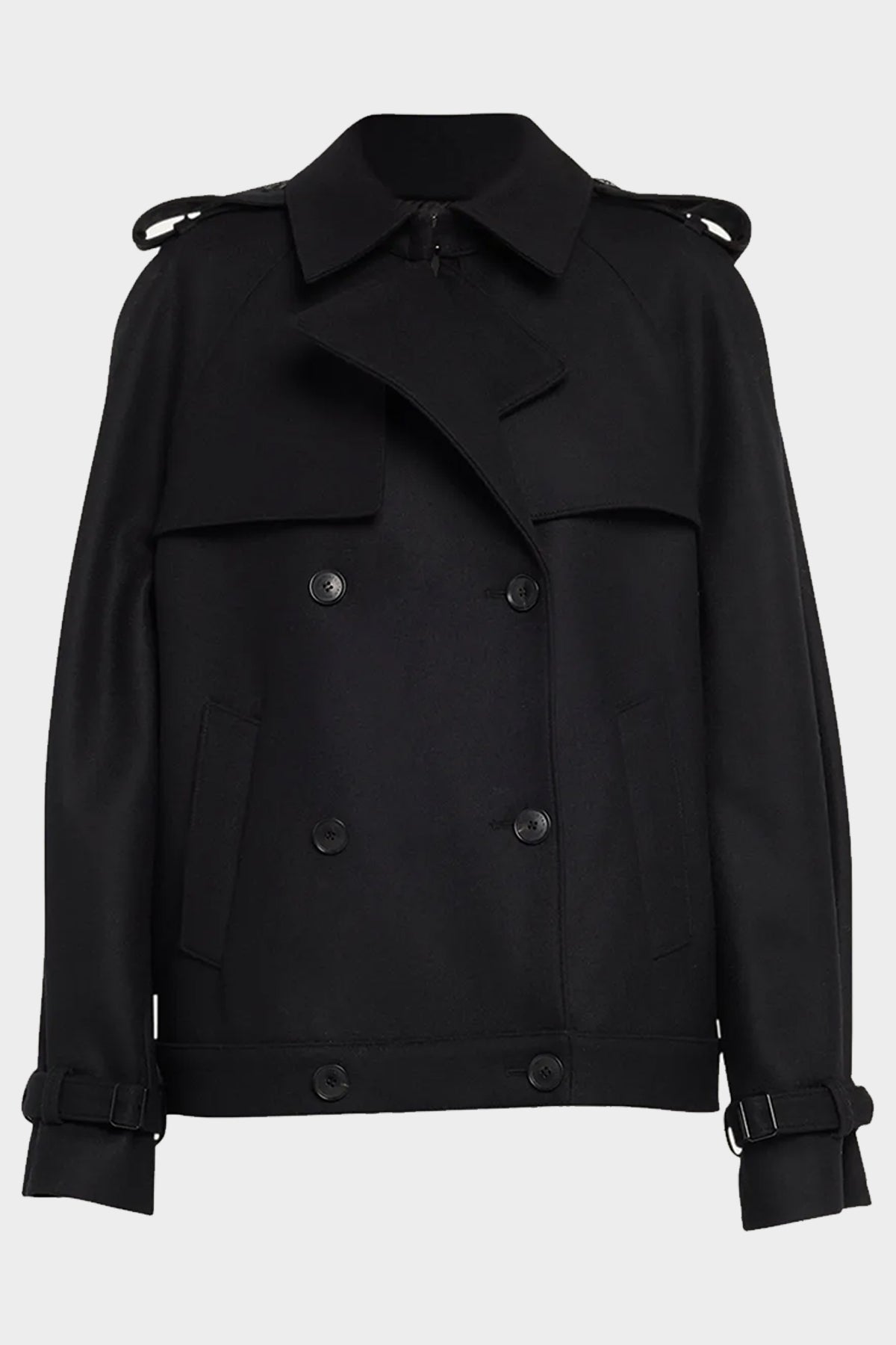 Amaury Short Coat in Black