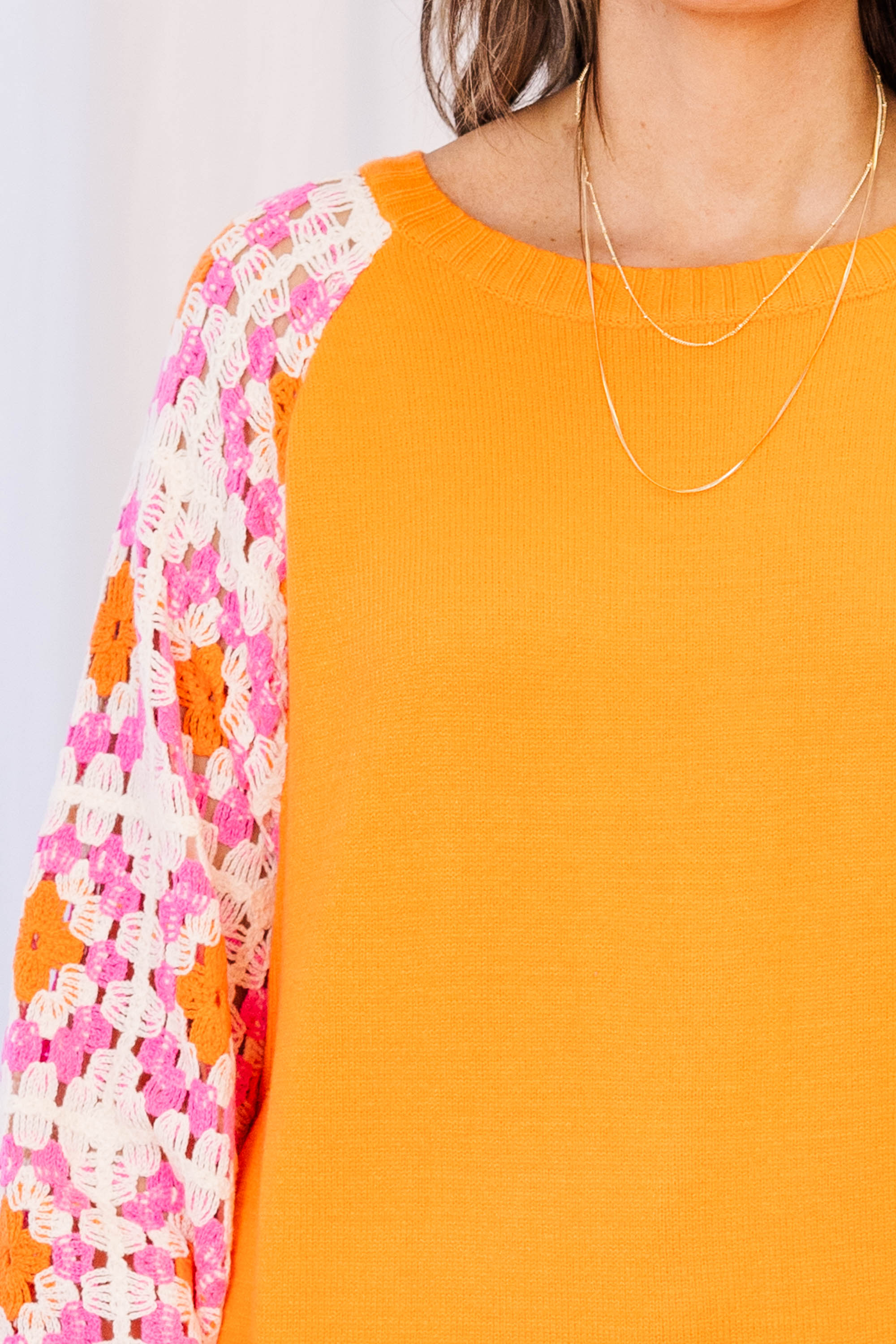 An Adorable Smile Sweater, Orange