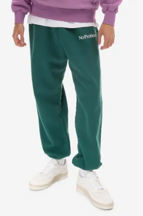 Aries joggers green color Aries Mini Problemo Sweatpant AR30009 ALPLINE GREEN