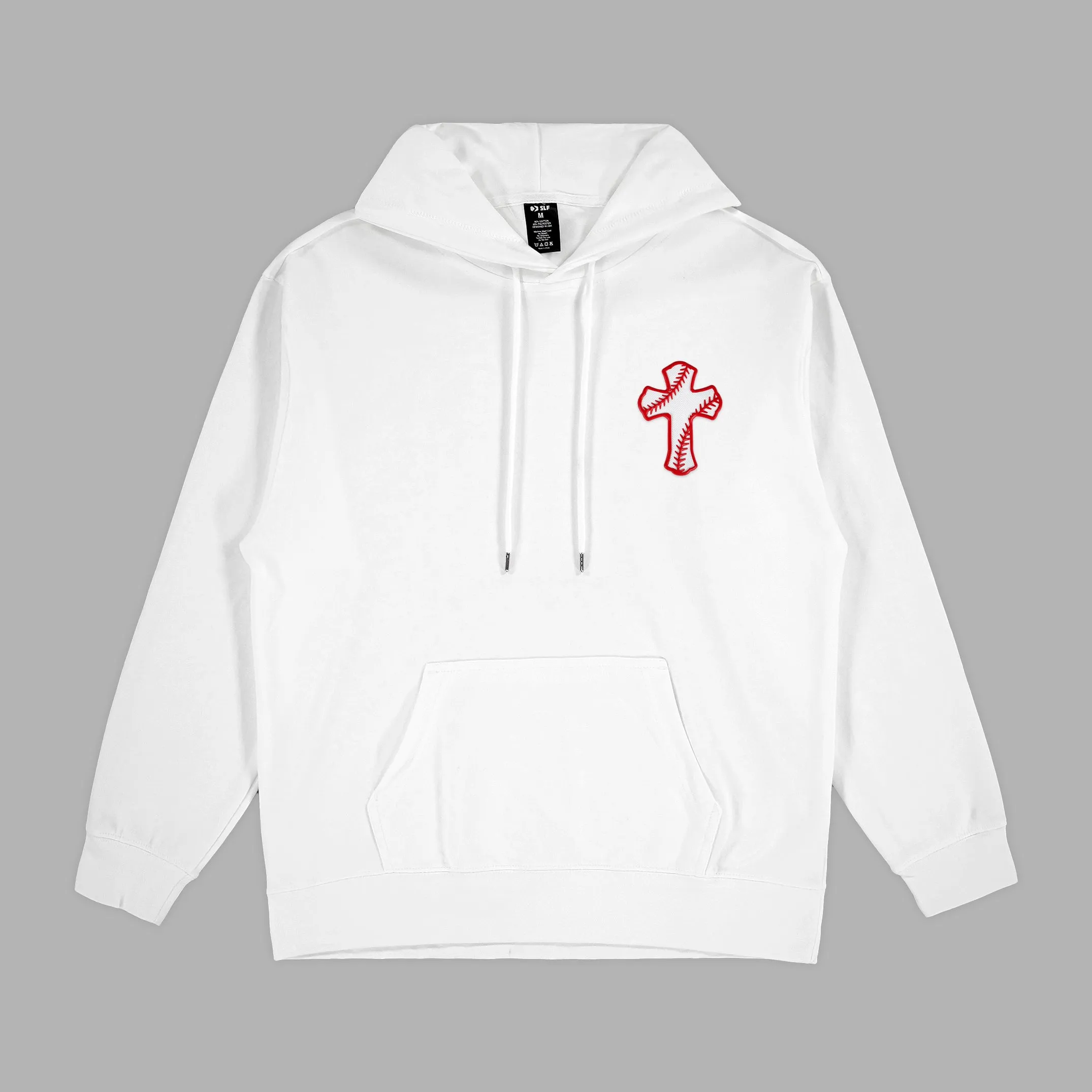 Baseball Cross Patch Hoodie