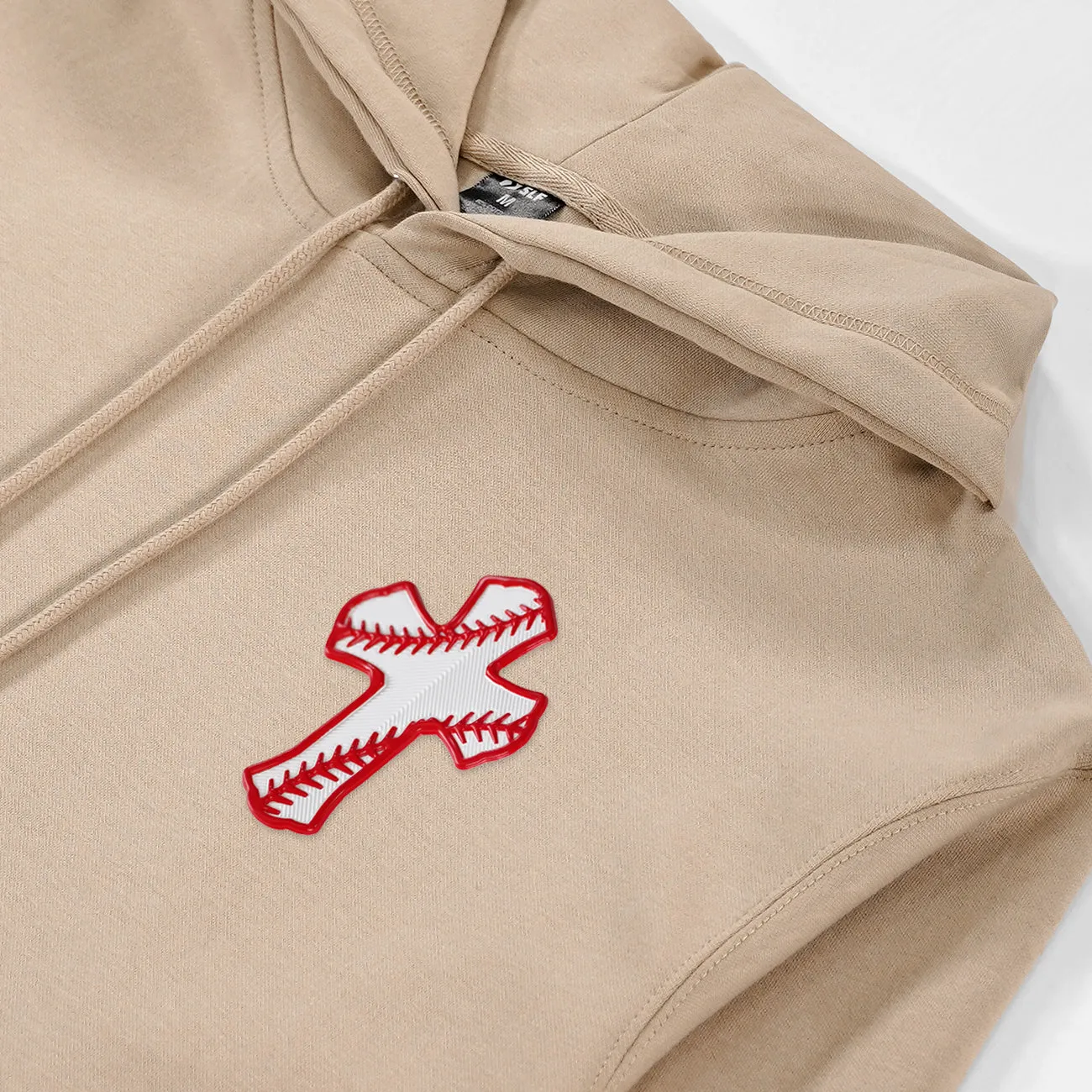 Baseball Cross Patch Hoodie