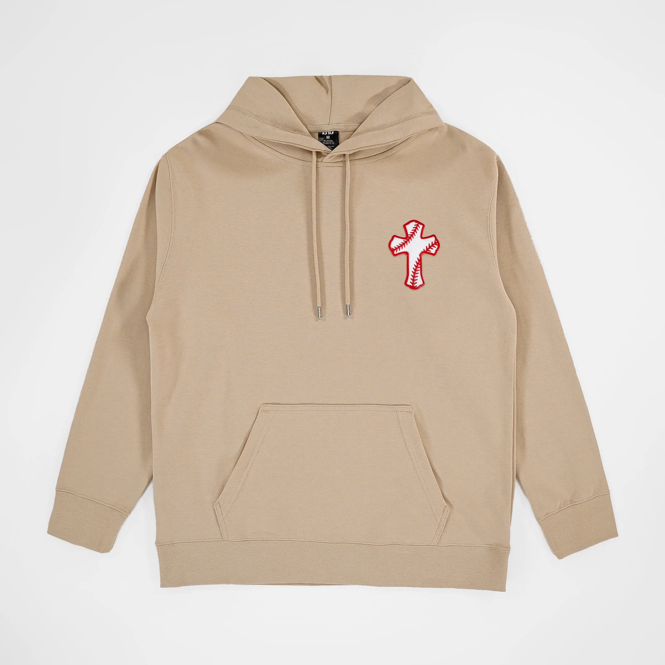 Baseball Cross Patch Hoodie