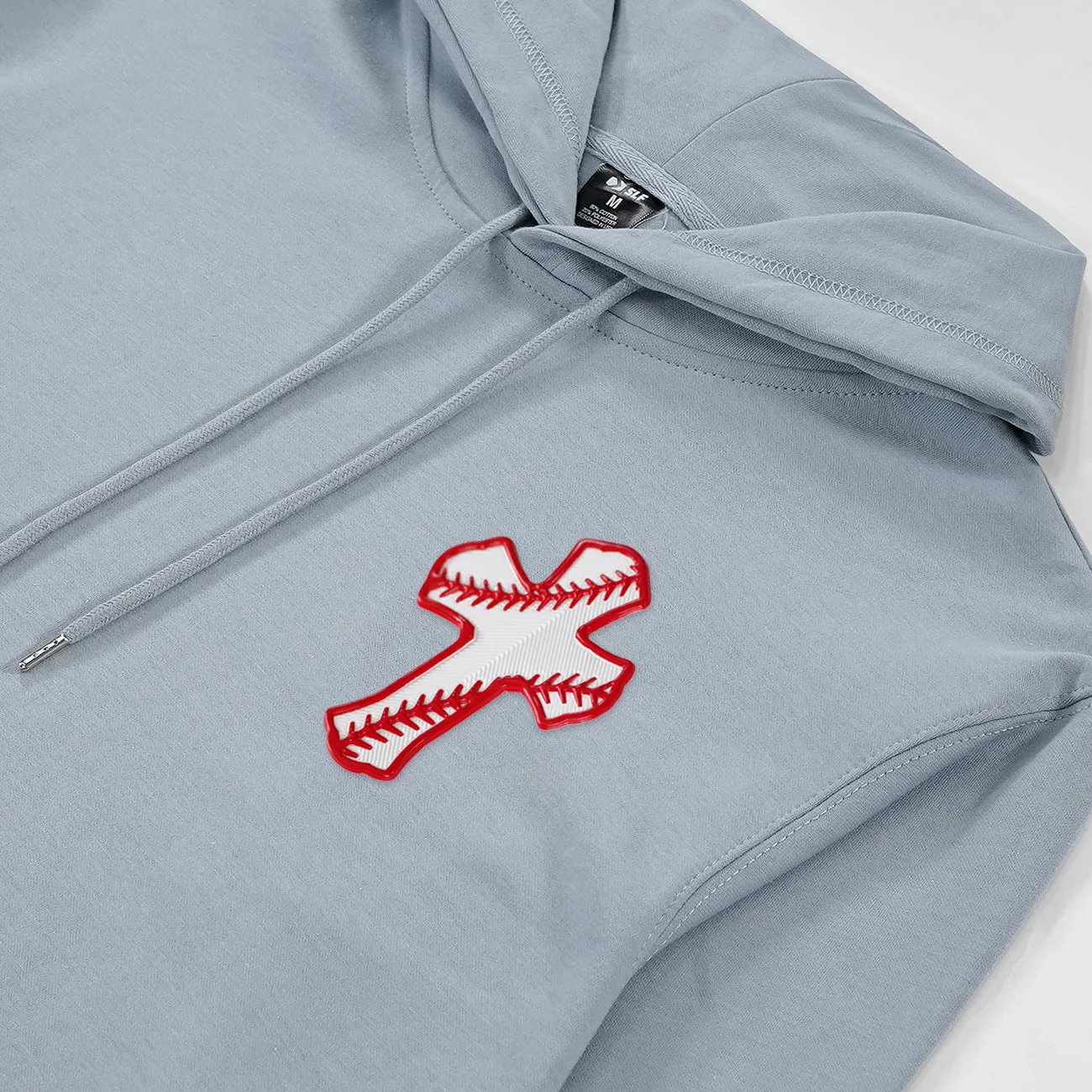 Baseball Cross Patch Hoodie