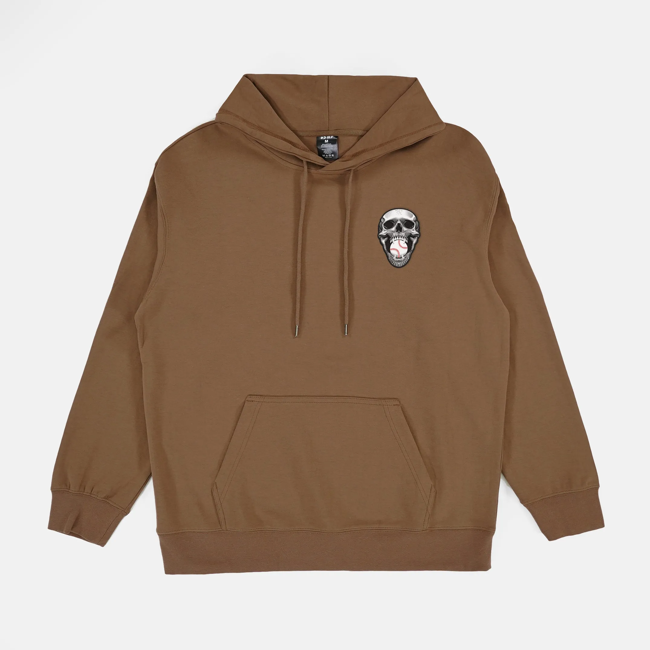 Baseball Skull Patch Hoodie