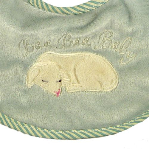 Bearington Baby - Green Little Lamby Bib