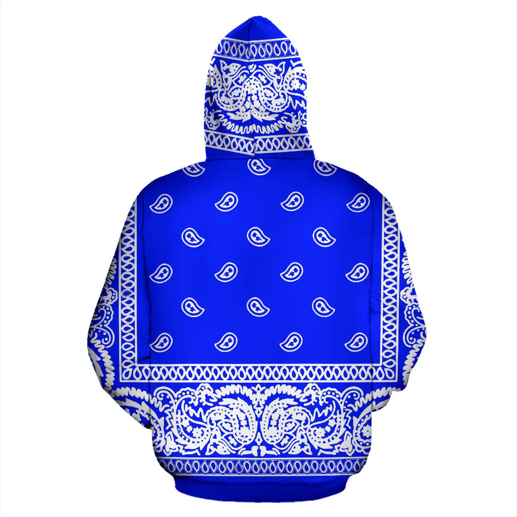 Blue Bandanna Hoodie-Express Line