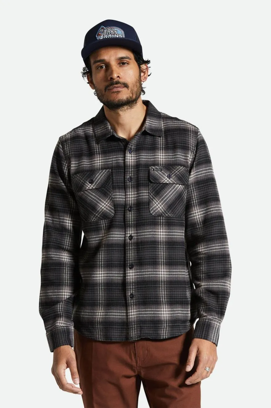 Bowery Lightweight Ultra Soft Flannel - Charcoal/Black