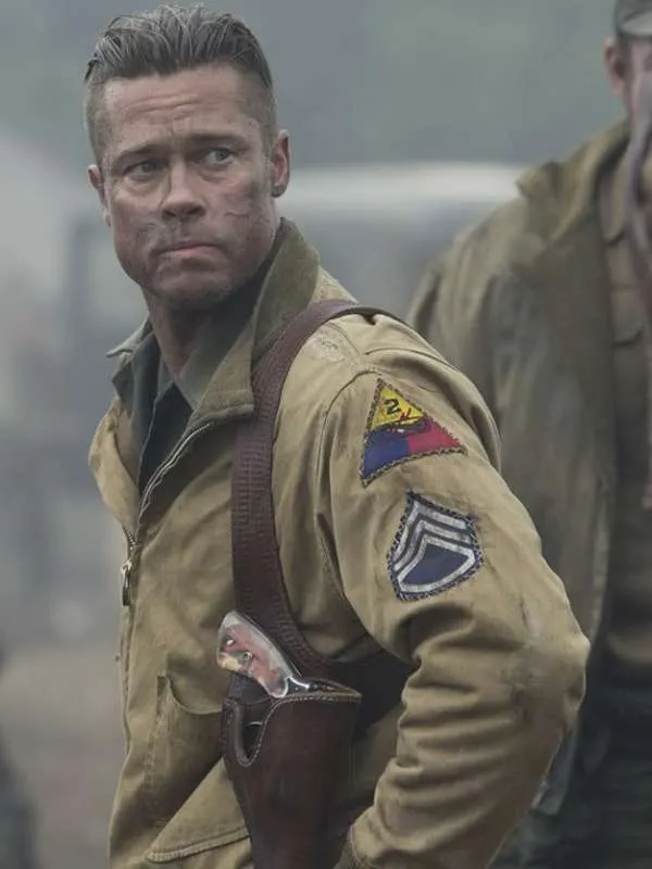 Brad Pitt Fury Jacket - New American Jackets