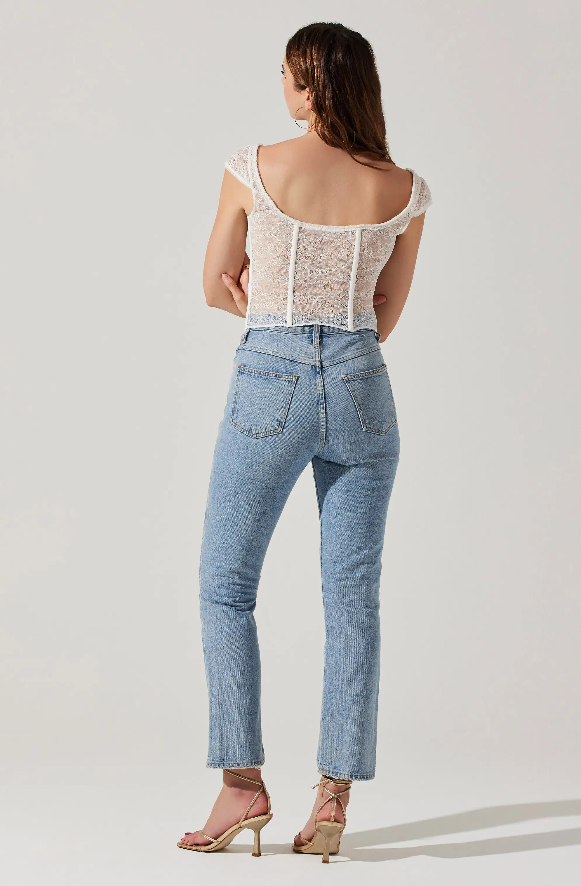 Brooke Lace Corset Top