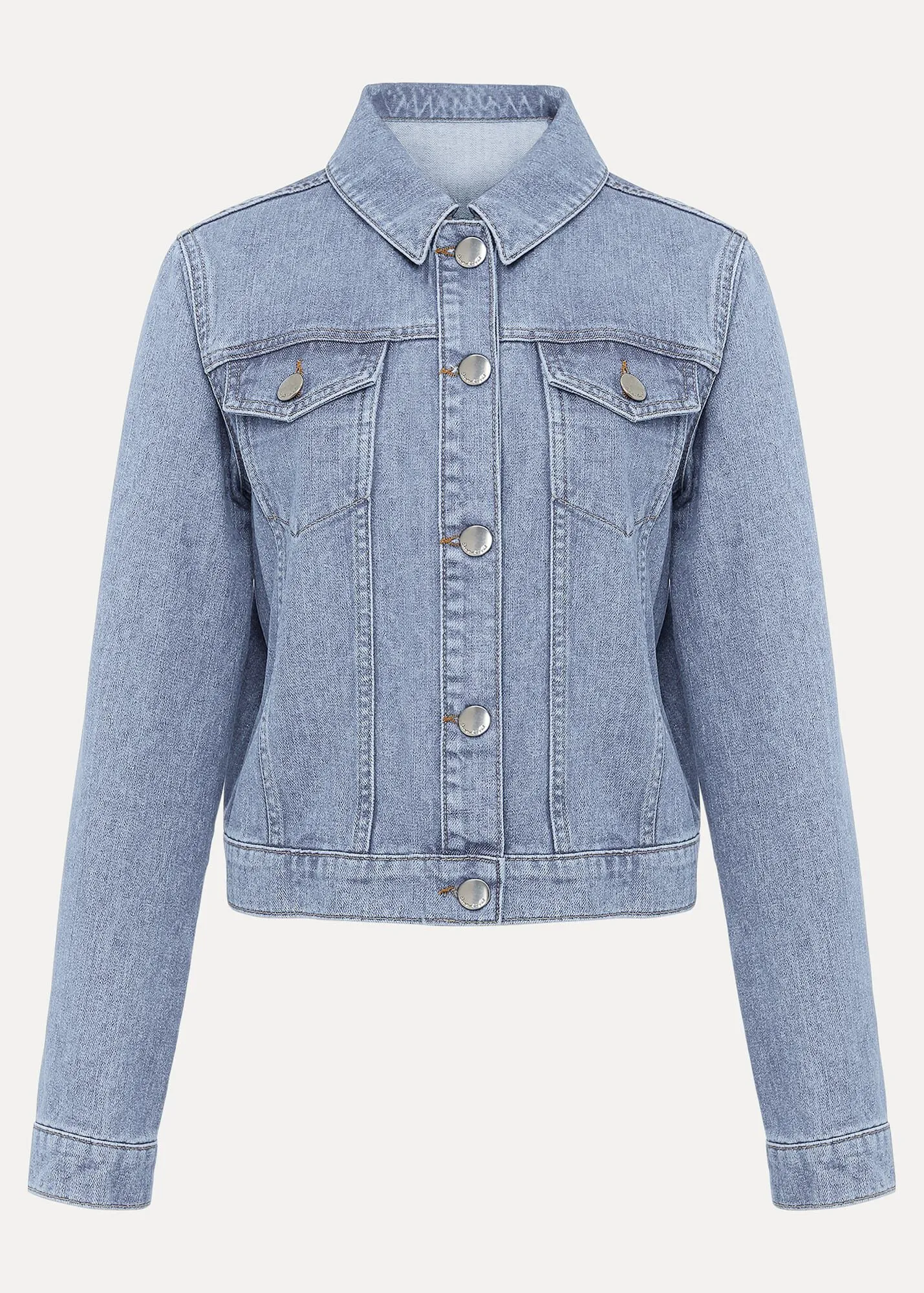 Caitlin Cropped Denim Jacket