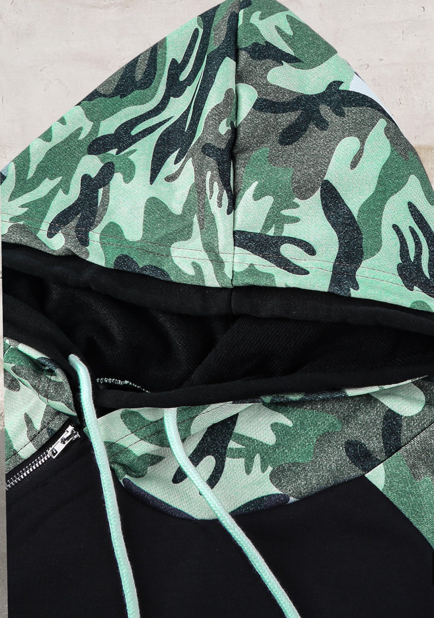 Camouflage Print Hoodie