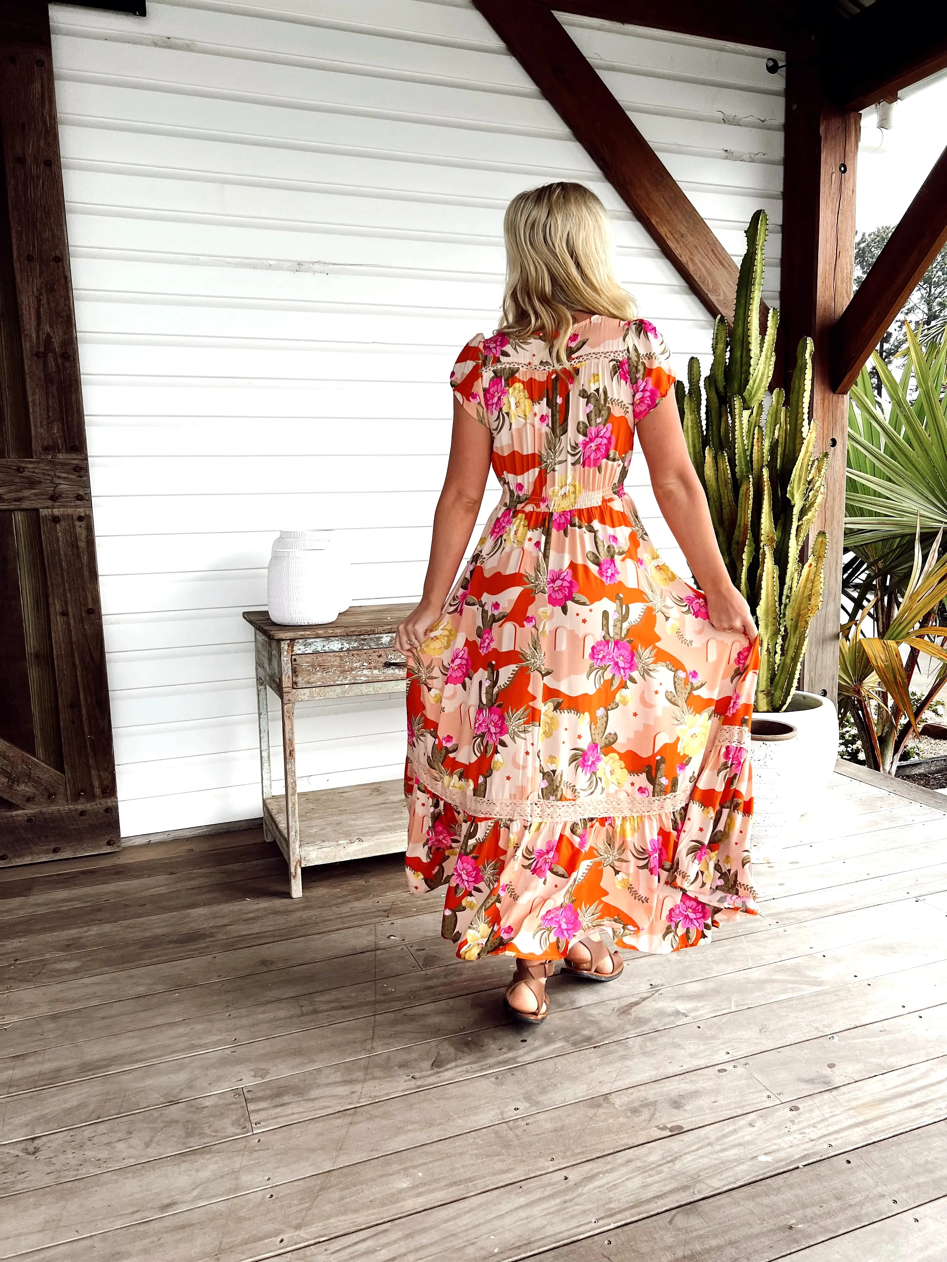 Carmen Maxi Dress - Agave Collection