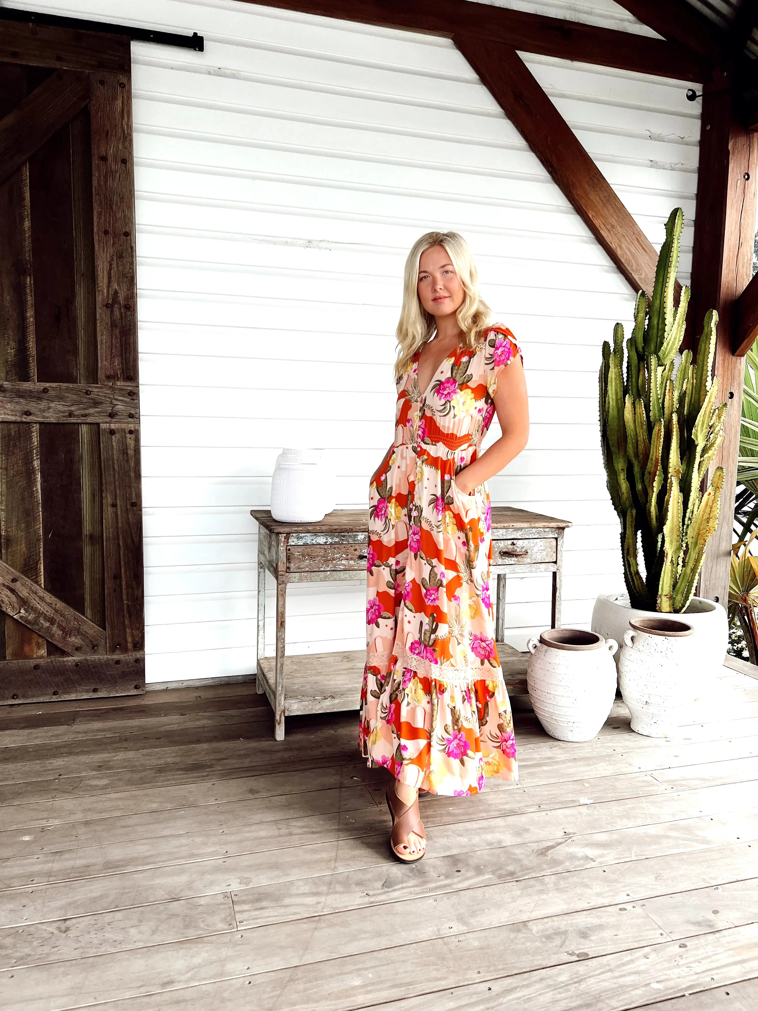 Carmen Maxi Dress - Agave Collection