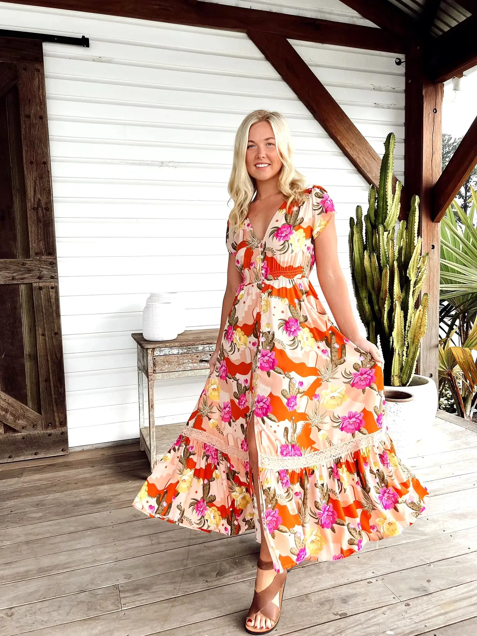 Carmen Maxi Dress - Agave Collection