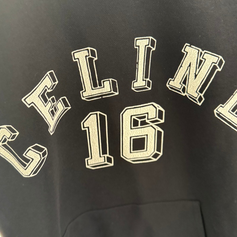 CELINE  |celine 16 loose hoodie in COTTON FLEECE