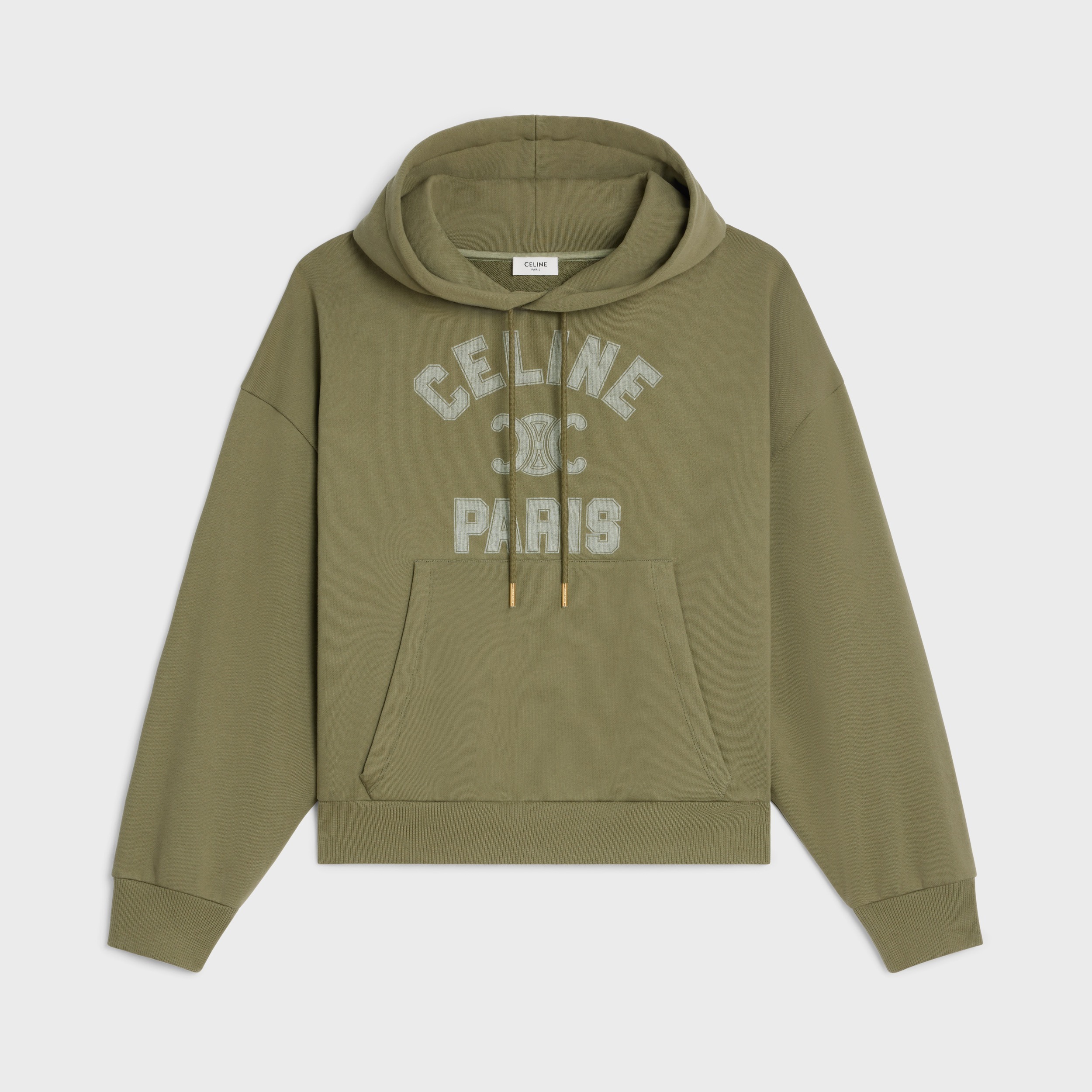 CELINE  |CELINE PARIS LOOSE HOODIE IN COTTON FLEECE 2Y55A670Q.02KF