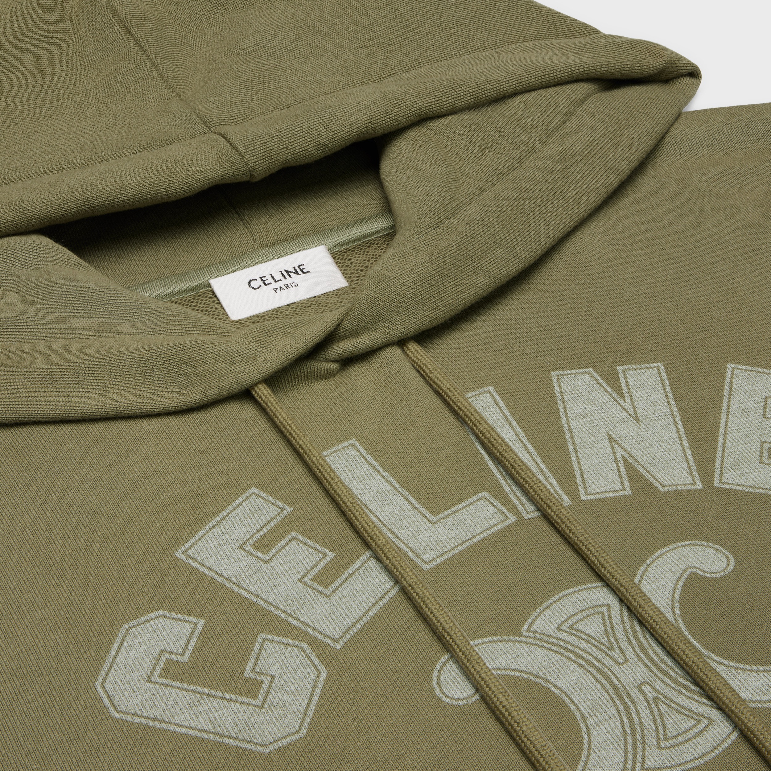 CELINE  |CELINE PARIS LOOSE HOODIE IN COTTON FLEECE 2Y55A670Q.02KF