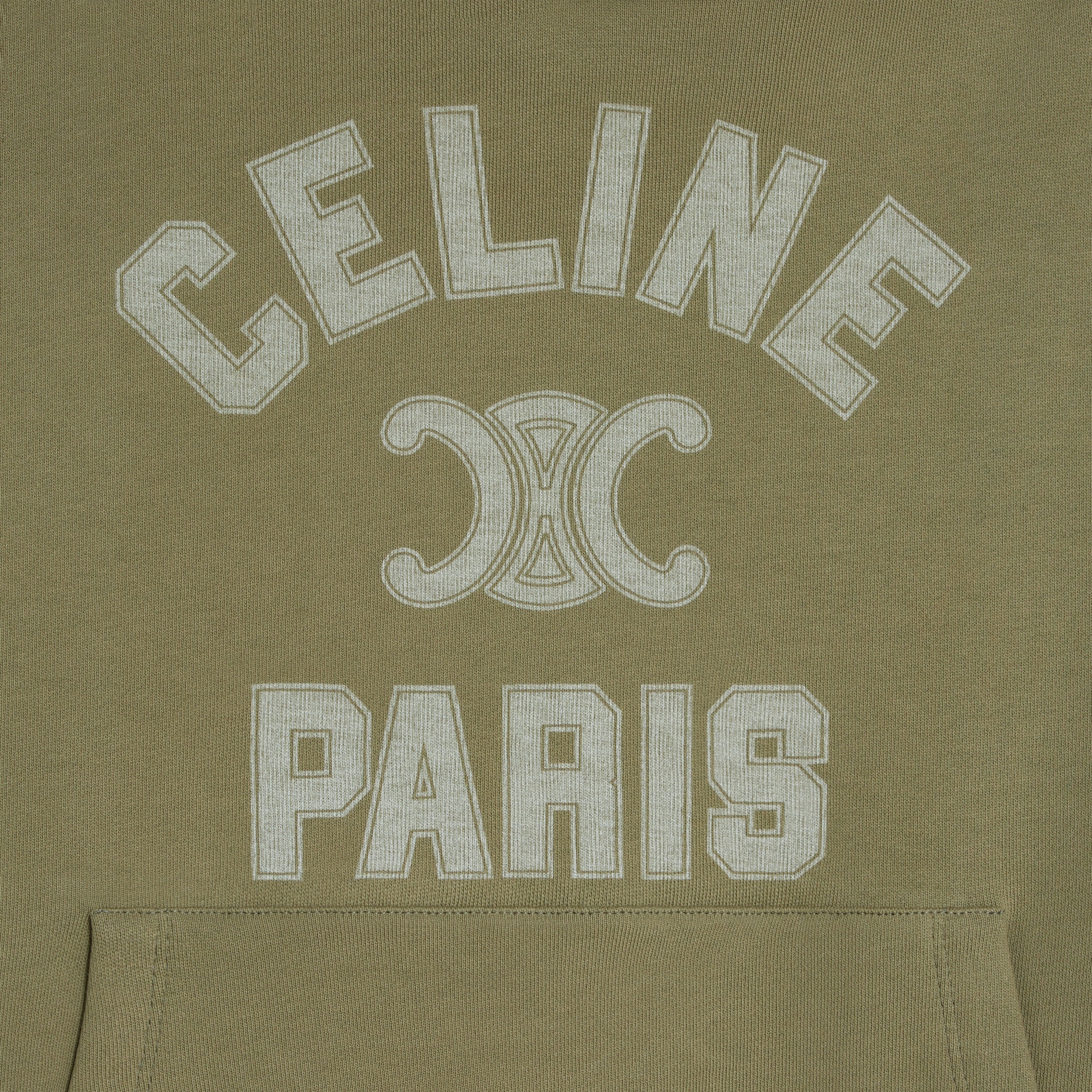 CELINE  |CELINE PARIS LOOSE HOODIE IN COTTON FLEECE 2Y55A670Q.02KF