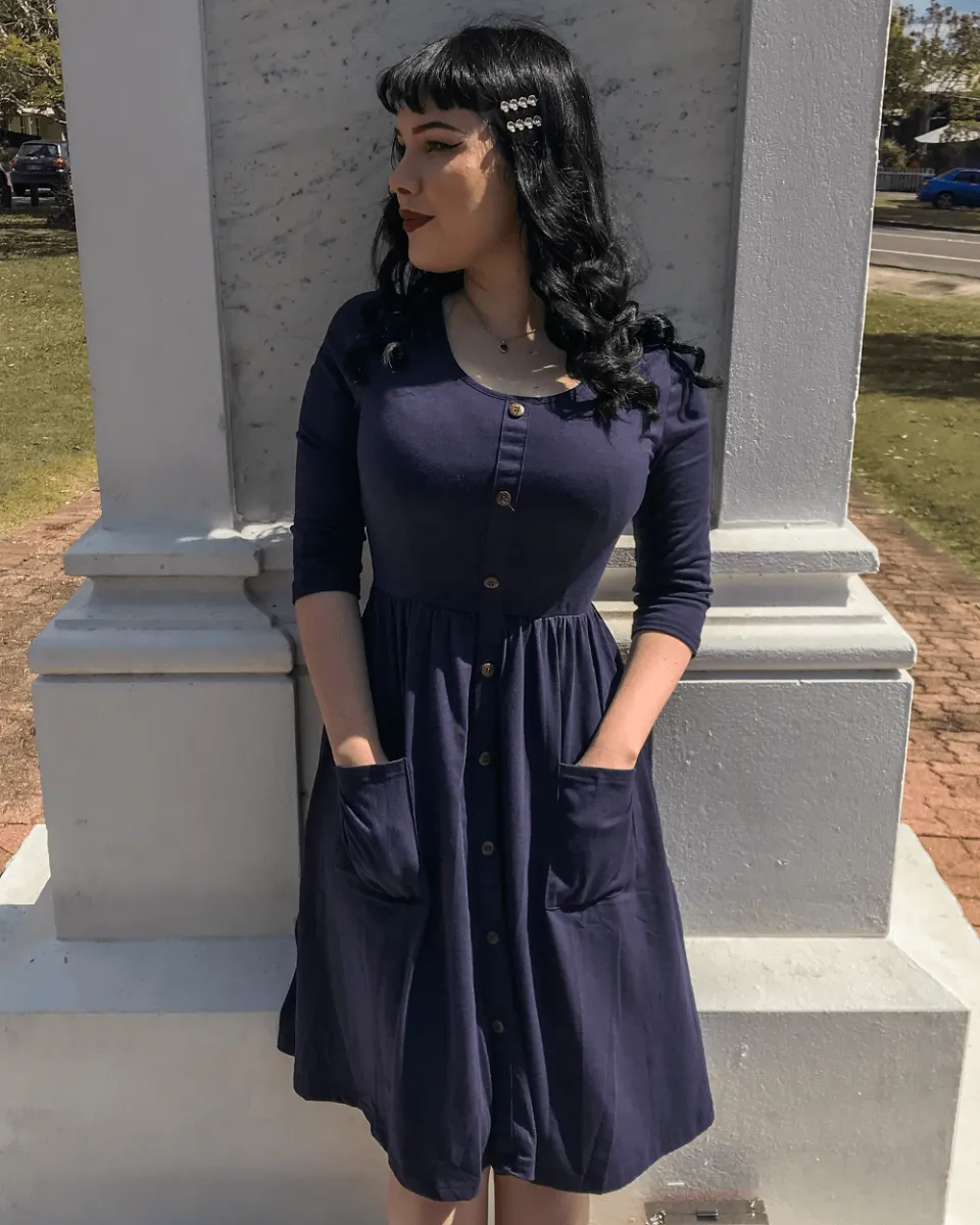 Classic Navy Dress