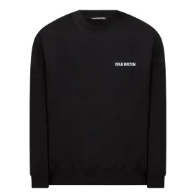 COLE BUXTON Sportswear Logo Sweatshirt - Black