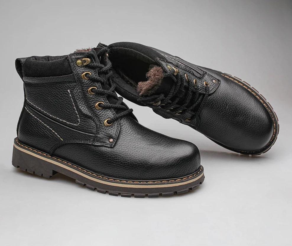 Comfortable Leather Men's Casual Shoes: P8988 Boots