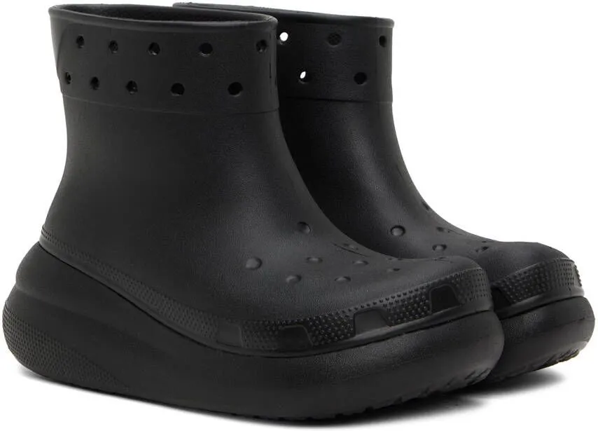 Crocs Black Crush Boots