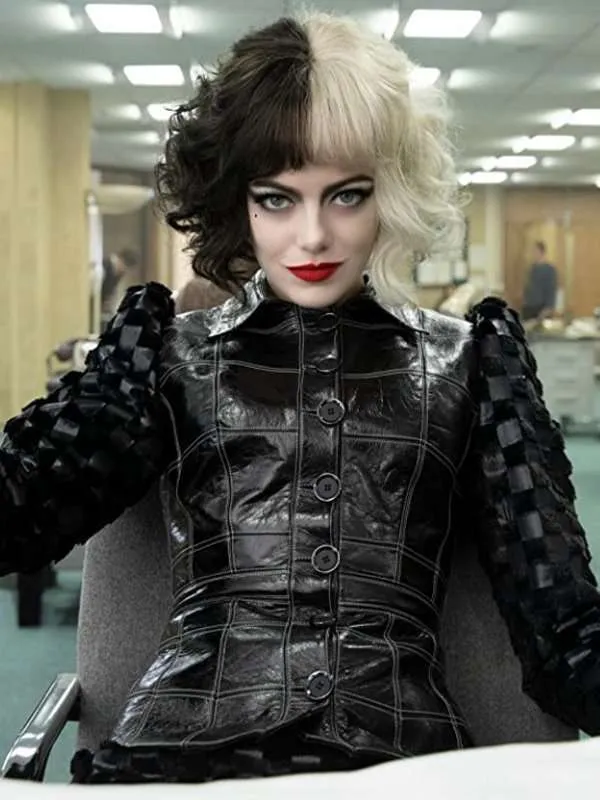 Cruella Emma Stone Black Jacket - New American Jackets