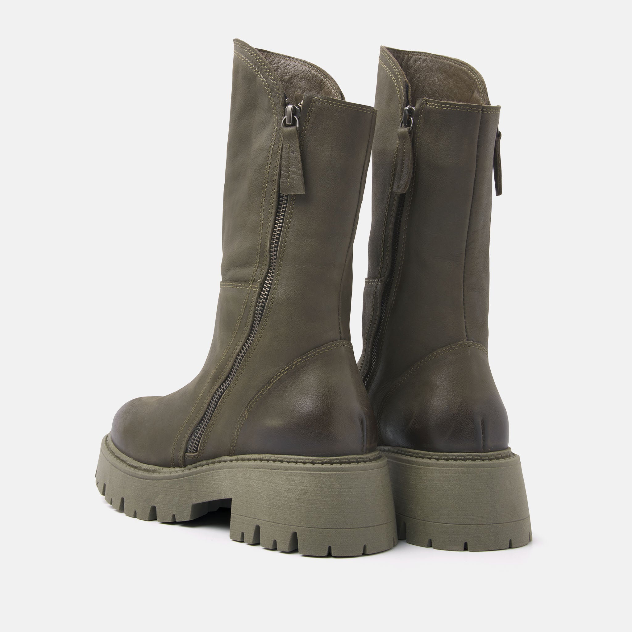 Dames Biker Boots 67.056 Green