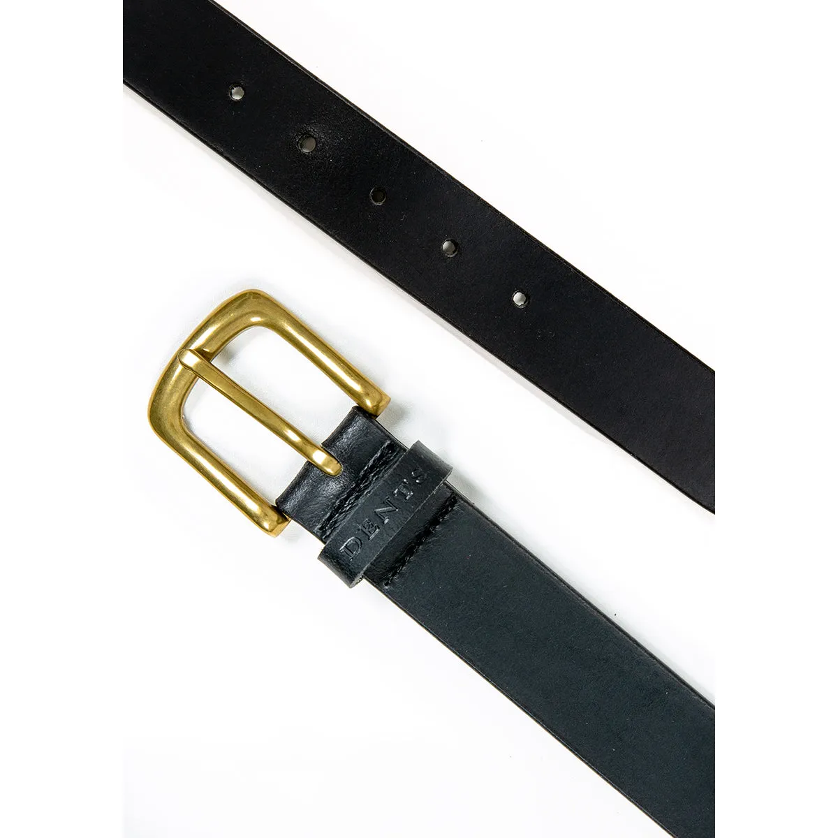 DENTS Smooth Leather Jeans Belt