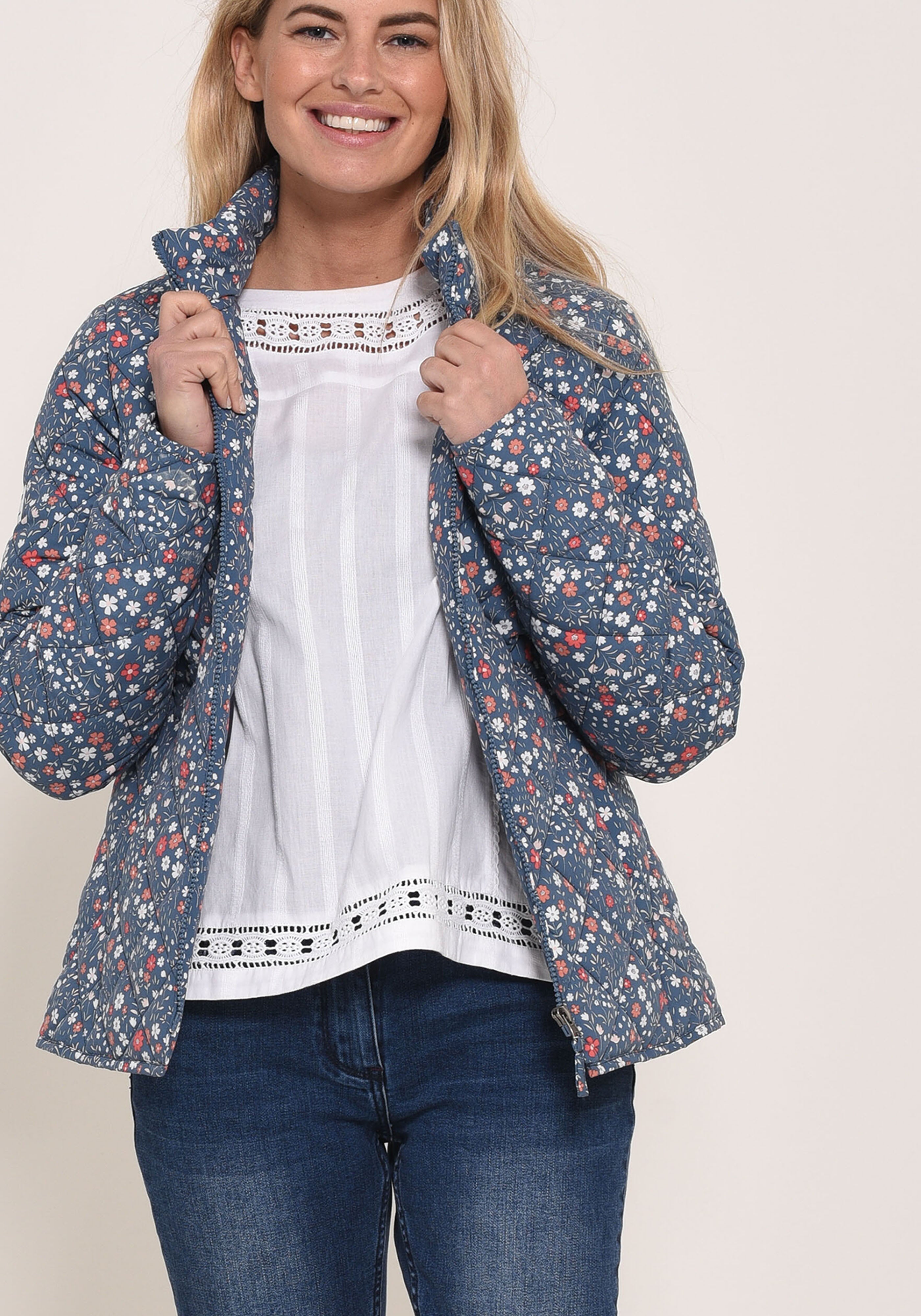 Ditsy Quilted Jacket