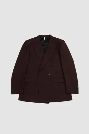 Double Breasted Blazer - Brown