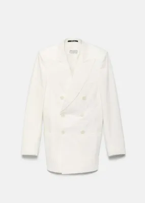 Double-Breasted Blazer - Off White