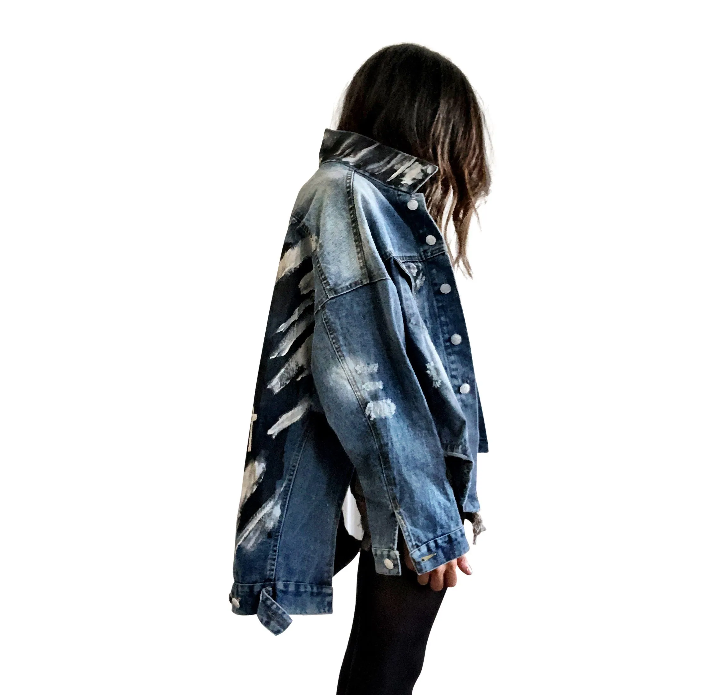 'DROPOUT' DENIM JACKET