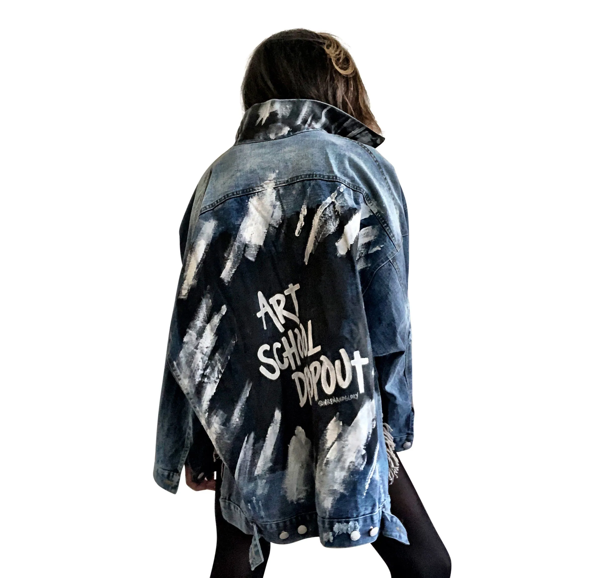 'DROPOUT' DENIM JACKET