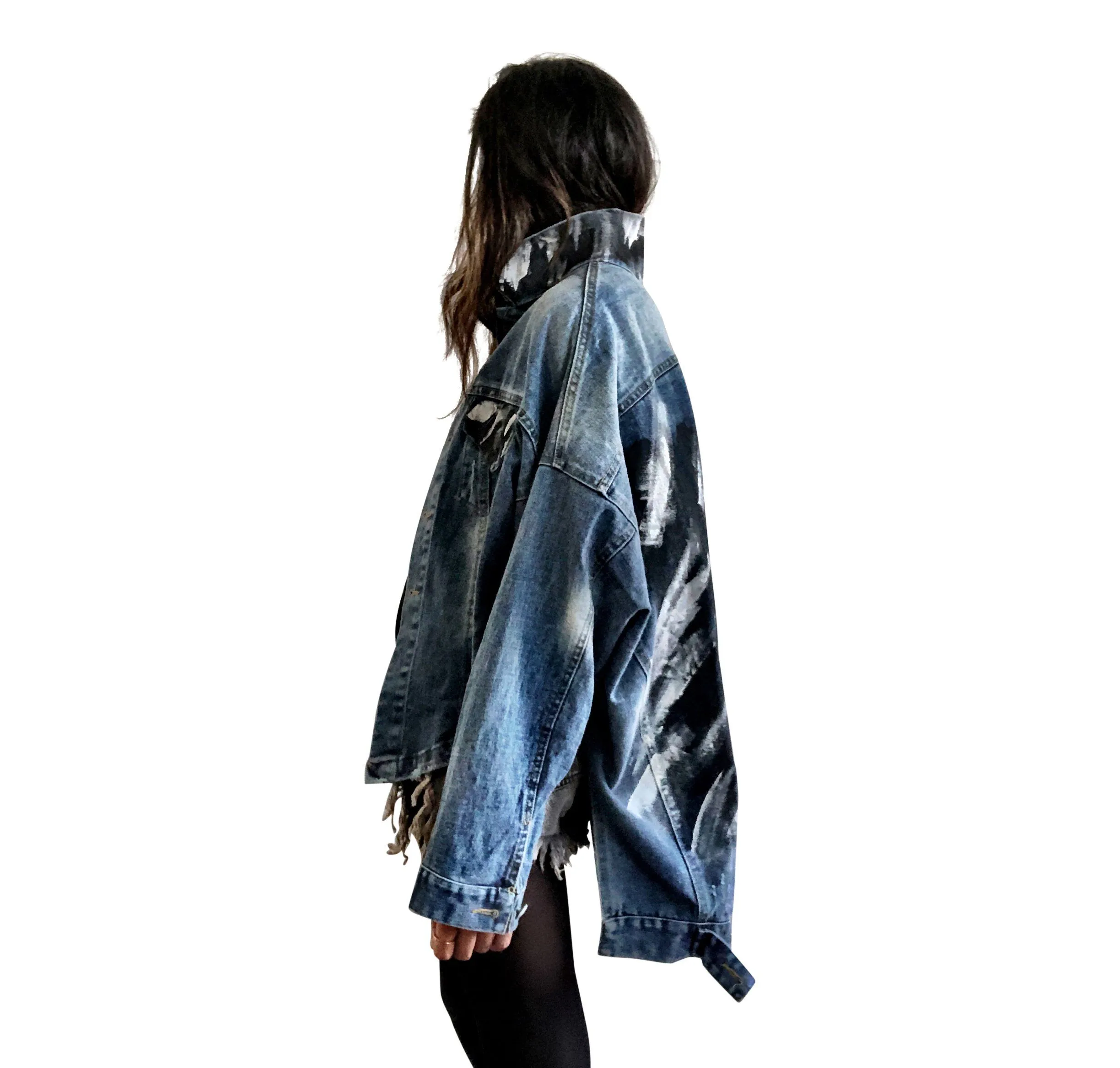 'DROPOUT' DENIM JACKET