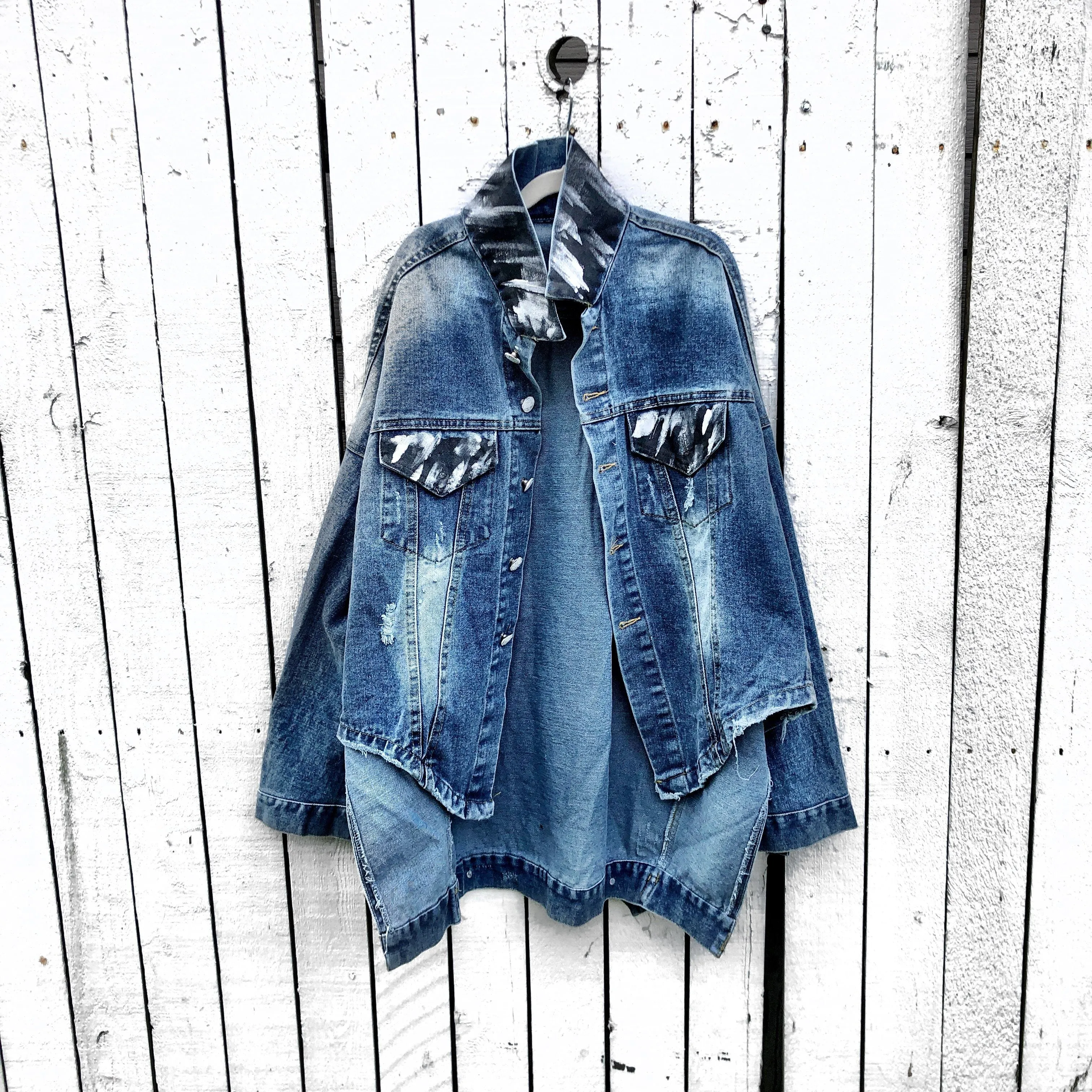 'DROPOUT' DENIM JACKET