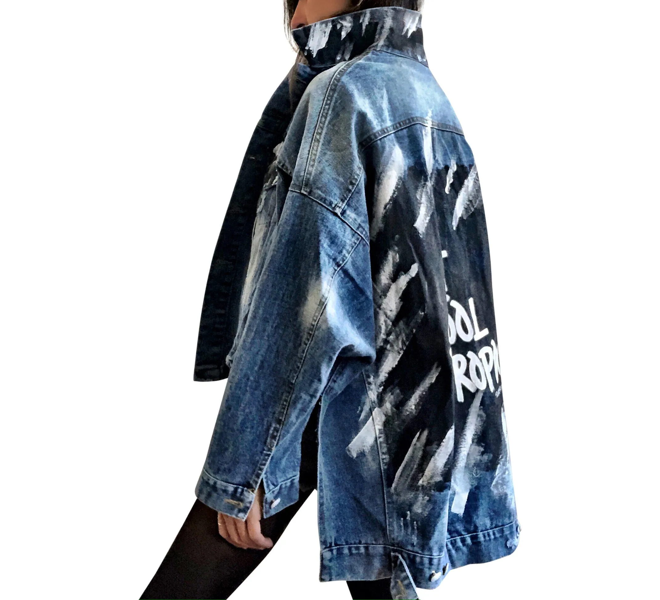 'DROPOUT' DENIM JACKET