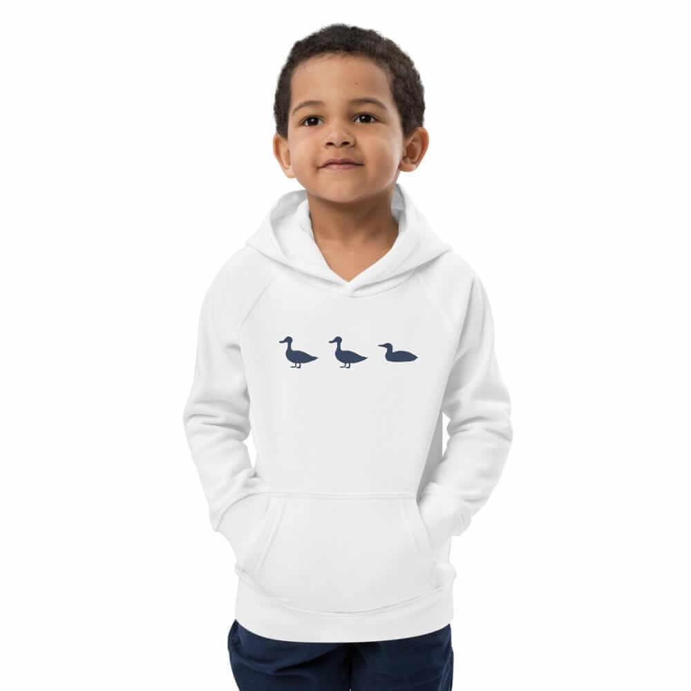 Duck Duck Loon | Minnesota Lake Life Youth Kids Eco Hoodie