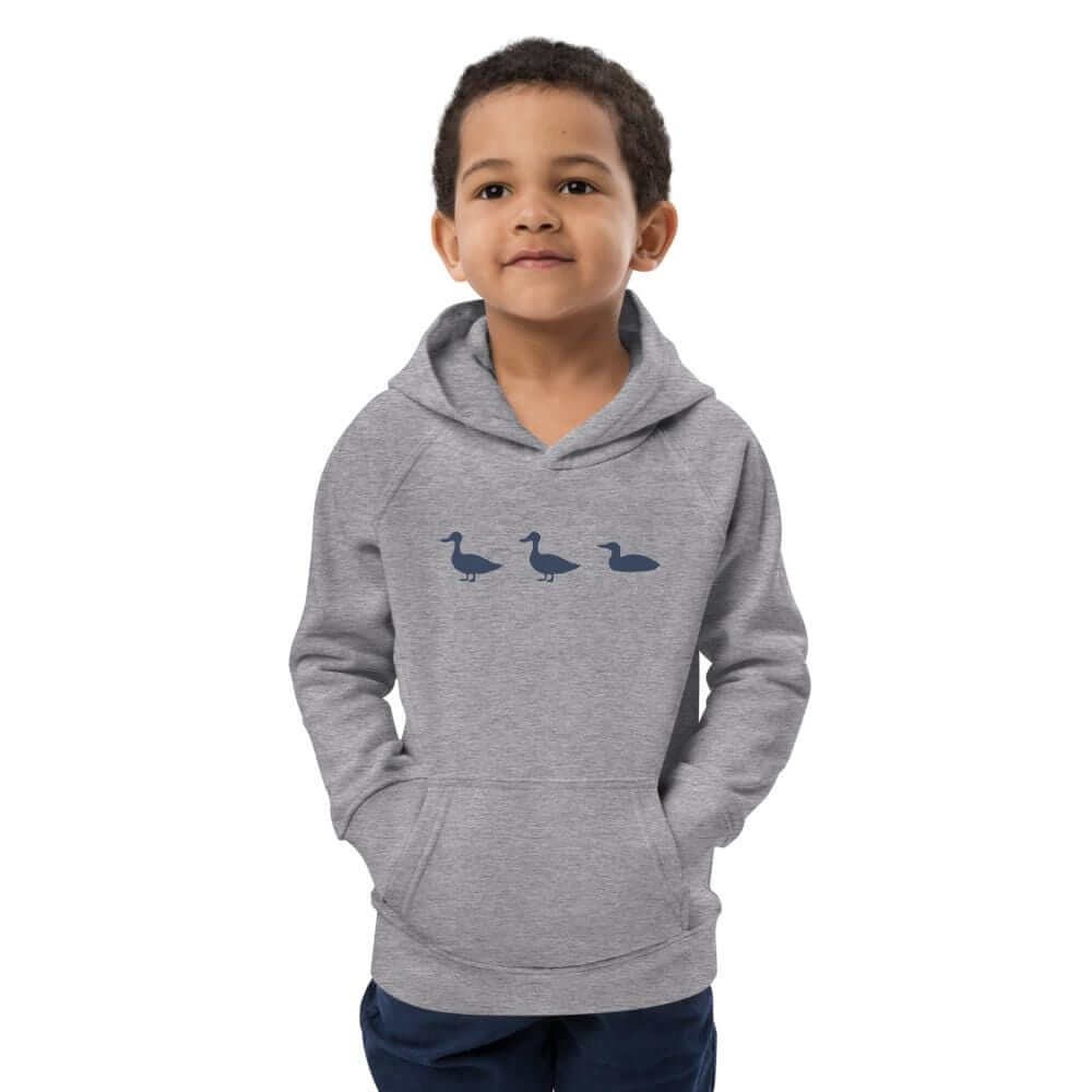 Duck Duck Loon | Minnesota Lake Life Youth Kids Eco Hoodie