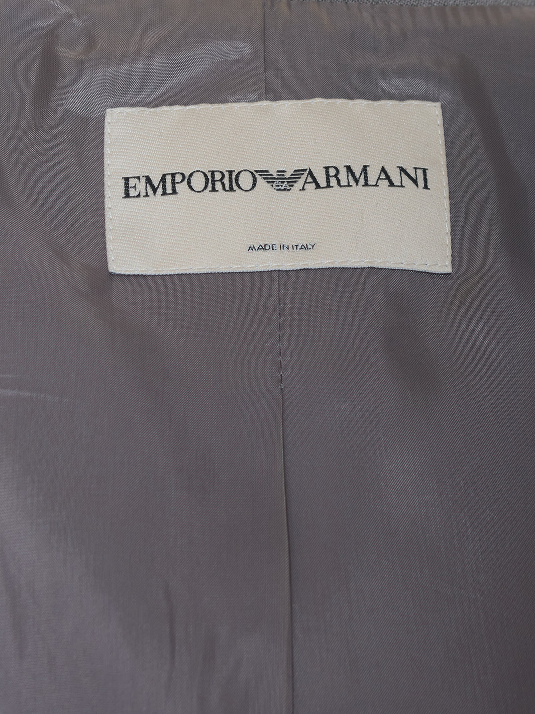 Emporio Armani Gray Tailleur