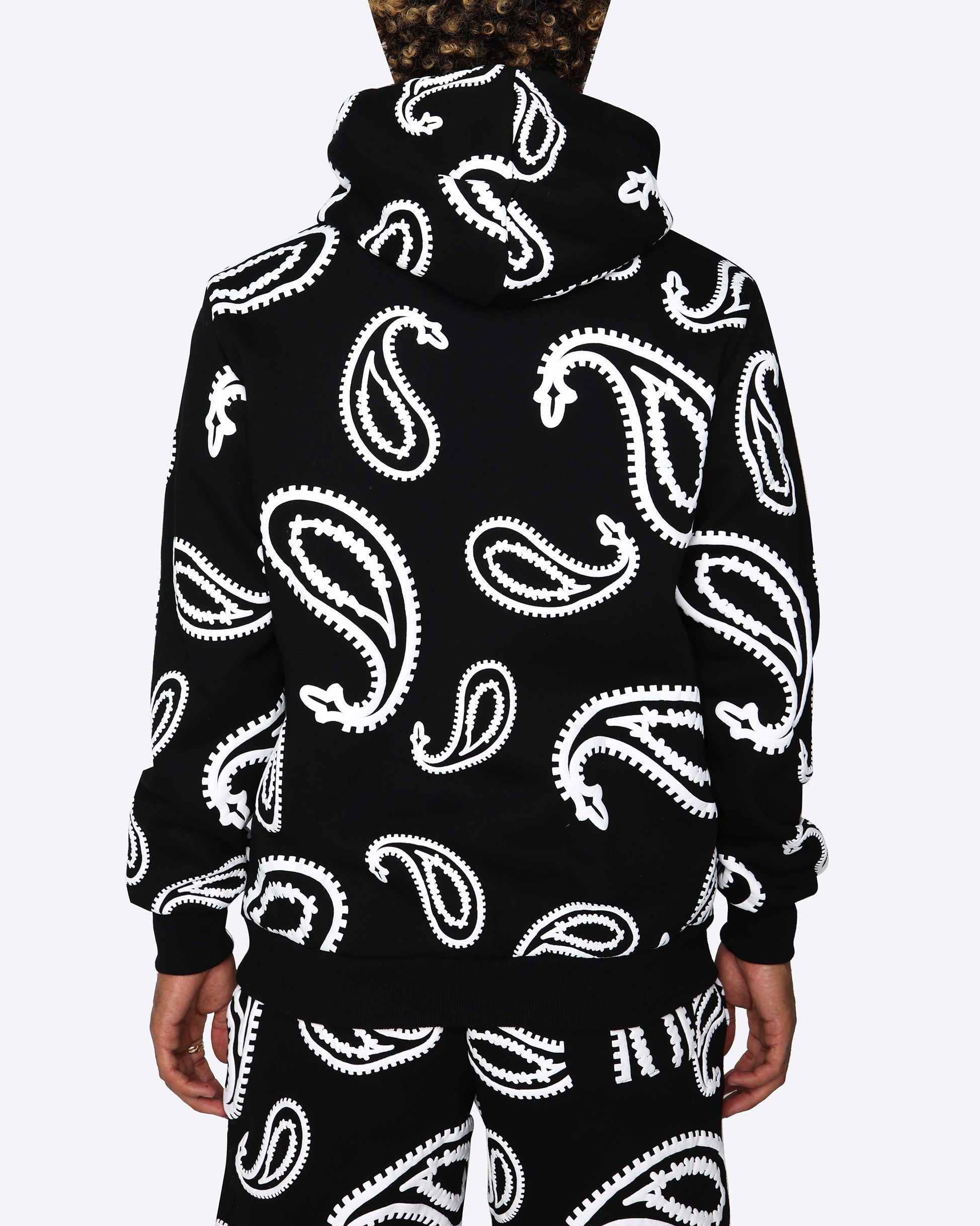 EPTM PUFFY HOODIE-BLACK