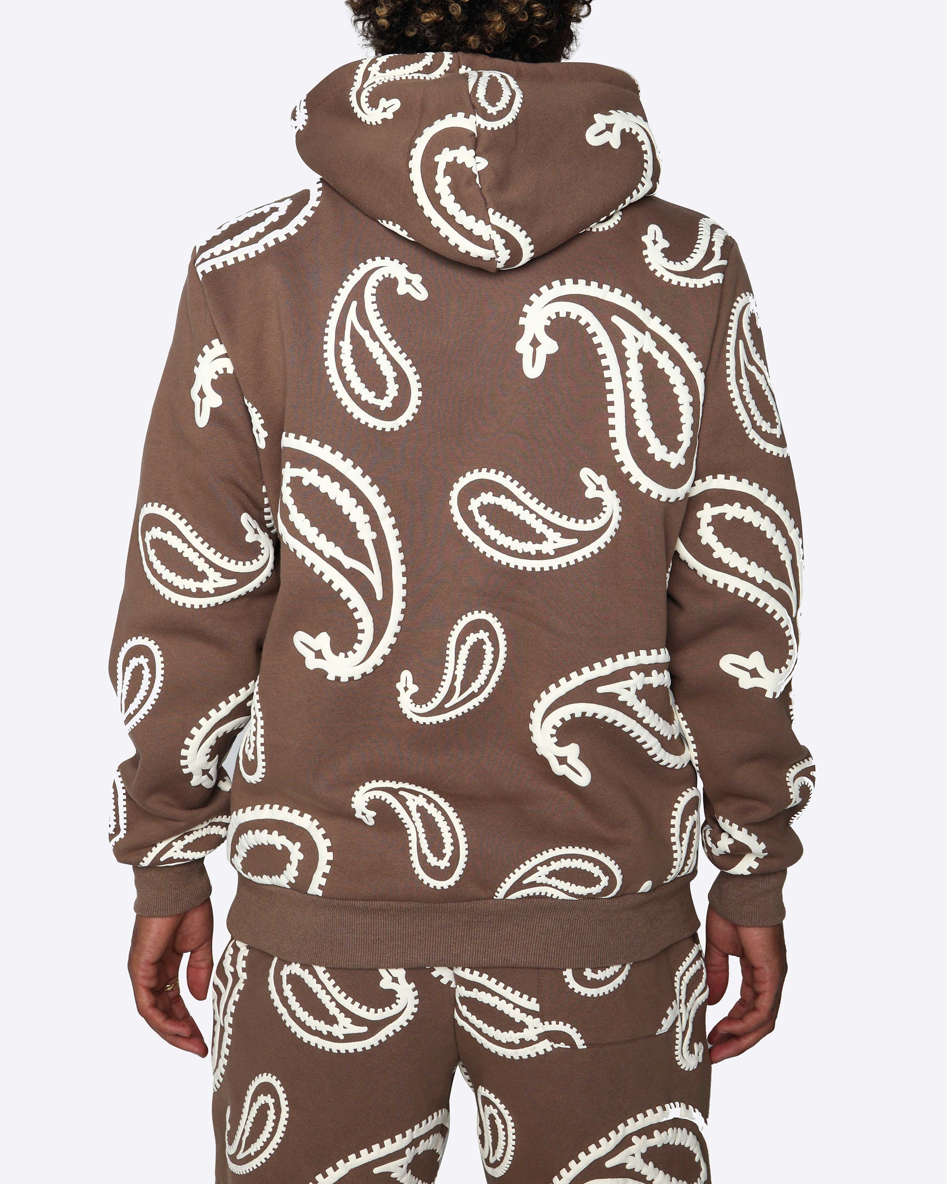 EPTM PUFFY HOODIE-COFFEE