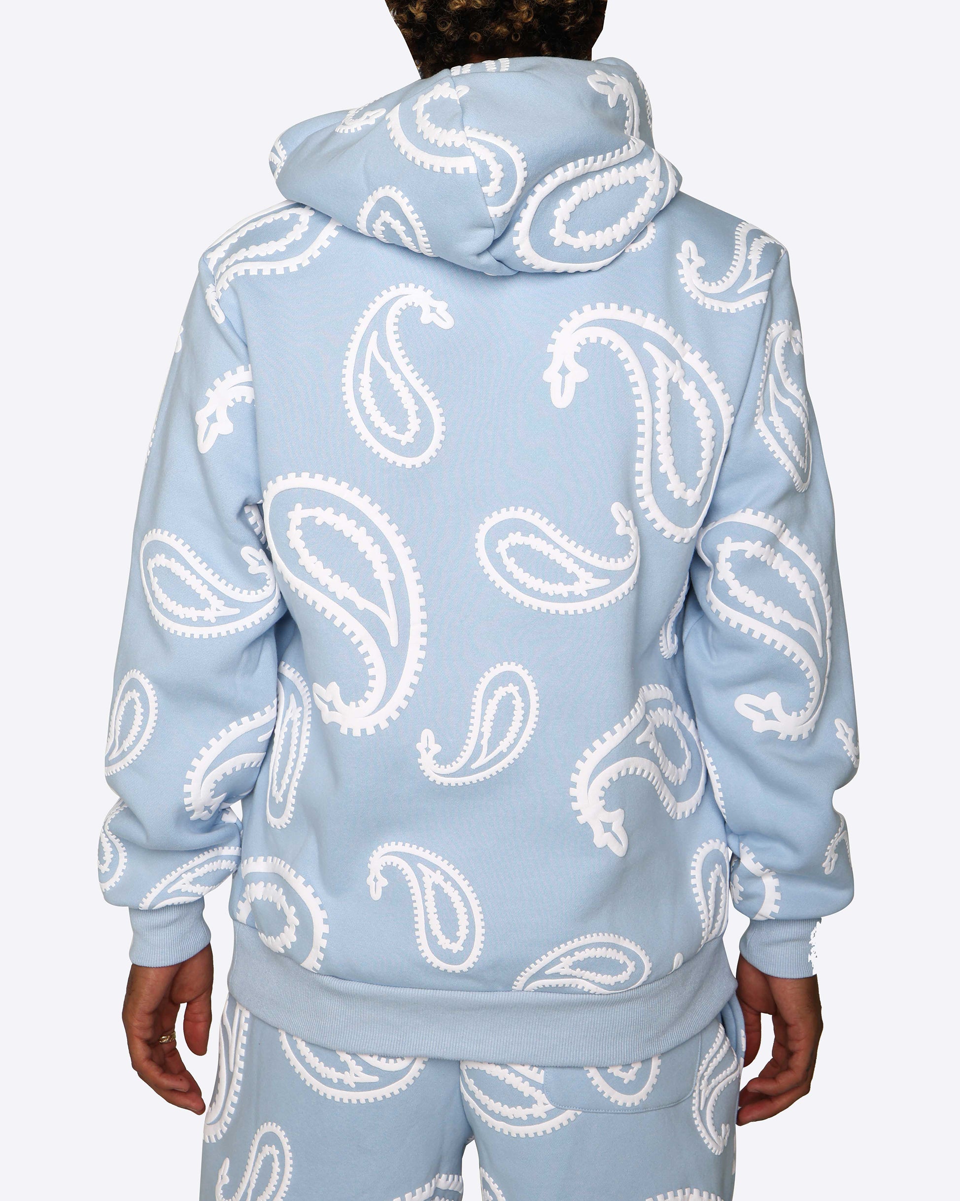 EPTM PUFFY HOODIE-LIGHT BLUE