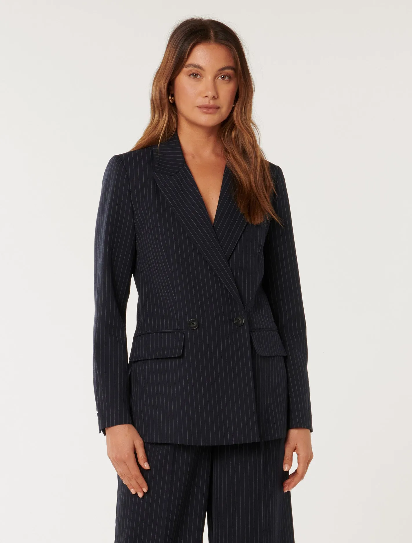 EverNew Bella Double-Breasted Blazer