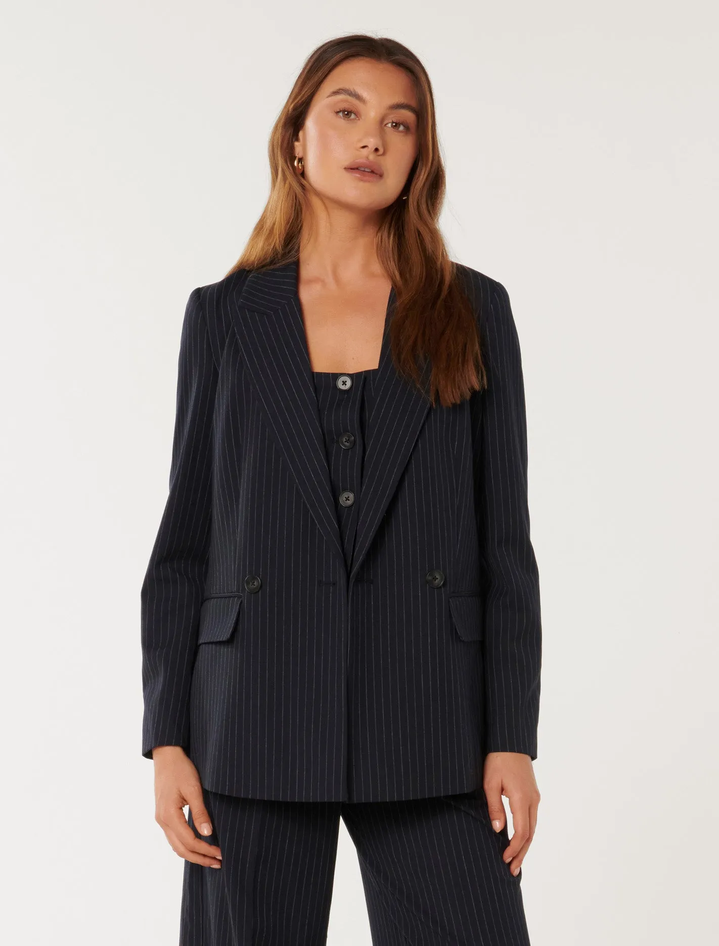 EverNew Bella Double-Breasted Blazer