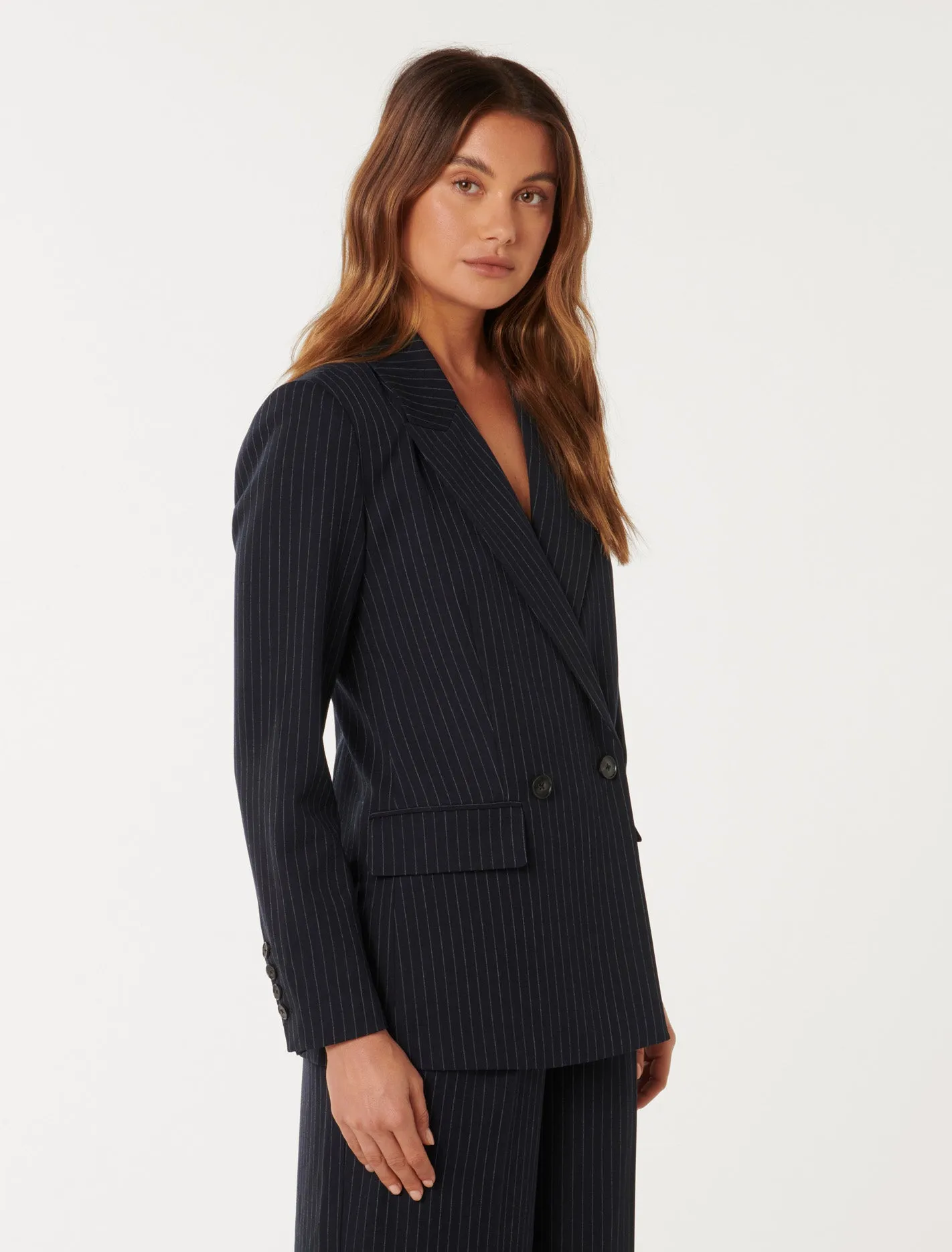 EverNew Bella Double-Breasted Blazer